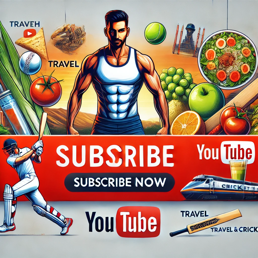 New YouTube Channel Health & Wellness Tips & Cricket Passion